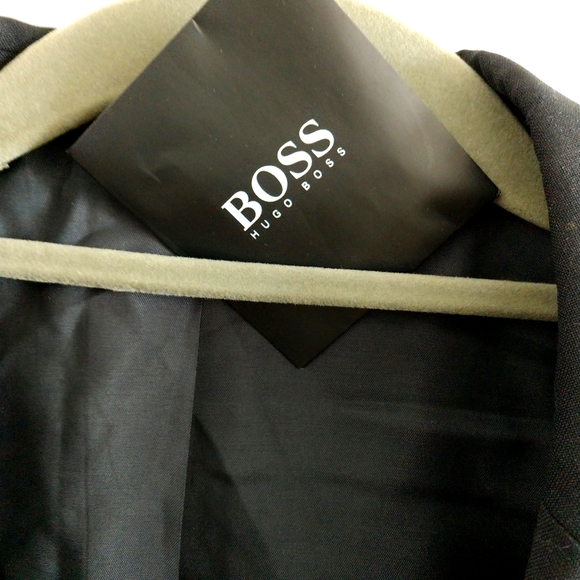 Hugo Boss Men's NWT The Grand Central Black Business Blazer Suit Jacket Coat 40L - Picture 9 of 12
